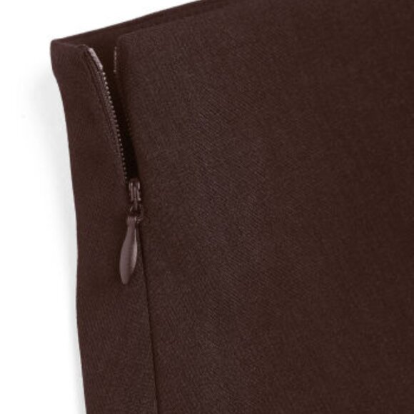 High Waist Solid Pleated Maxi Skirt - Picture 3 of 5